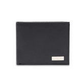 Inahom Inahom Bi-Fold Organised Wallet Flat Nappa Genuine and Smooth Leather Upper IM2021XDA0003-001-Black