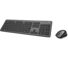 Hama D3182677 KMW-700 Gulf Wireless Keyboard and Mouse Set, Anthracite/Black