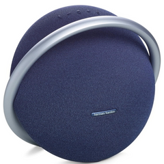 Harman Kardon Onyx Studio 8 Portable Stereo Bluetooth Speaker, SBuilt-In Dual Mic - Blue