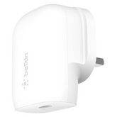 Belkin 30W USB C wall charger with PPS, Power Delivery, USB-IF certified PD 3.0, fast charger plug for iPhone 15, Plus, Pro, Pro Max, Samsung Galaxy S23, iPad, AirPods, MacBook, Google Pixel and More