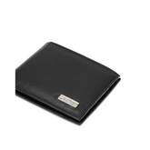 Inahom Inahom Bi-Fold Organised Wallet Flat Nappa Genuine and Smooth Leather Upper IM2021XDA0003-001-Black