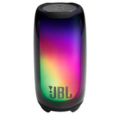 JBL Pulse 5 Portable Bluetooth Speaker with Eye-Catching 360-Degree Lightshow, JBL Original Pro Sound, IP67 Waterproof & Dustproof, 12 Hours Battery, Wireless Streaming - Black, JBLPULSE5BLK