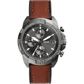 Fossil 44mm Bronson Mens Watch Fs5855, Smoke