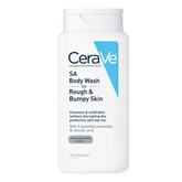 CeraVe Body Wash with Salicylic Acid | Fragrance Free Body Wash to Exfoliate Rough and Bumpy Skin | Allergy Tested | 10 Ounce