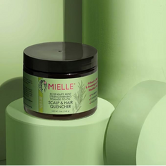 Mielle Organics Rosemary Mint Strengthening Pomade-To-Oil Scalp & Hair Quencher, Nourishes, Conditions & Add Shine, 5 Ounces