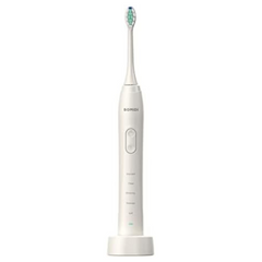 Bomidi TX5 Sonic Electric Toothbrush 38000 Vibration Rechargeable Toothbrush With Soft Bristle IPX8 Water Resistant Toothbrush DuPoint Brush Head - White