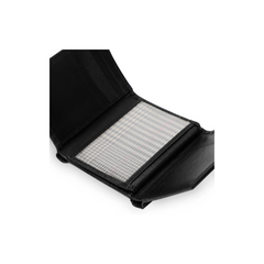 Inahom Inahom Tri-Fold Organised Wallet Flat Nappa Genuine and Smooth Leather Upper IM2021XDA0005-001-Black