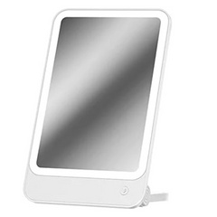 Bomidi R1 Make Up Mirror LED Light Mirror 3 Brightness Level Soft Light 1200mAh Rechargeable Mirror USB Charging - White