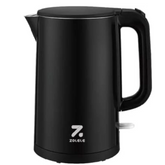 ZOLELE Electric Kettle SH1501B 1.5L Large Capacity Stainless Steel Electric Kettle With Rated Power 1250-1500W, Touch Tone Control Mode,Keep Warm Function, Removable Lid & Boil Dry Protection - Black