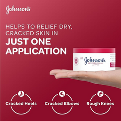 Johnson’s Glycerin Cream for Cracked Skin, 300ml, Enriched with Vitamin E, for Dry and Cracked Areas, Soothing and Repairing Formula, Helps to Relieve Cracked and Dry Skin in Just One Application