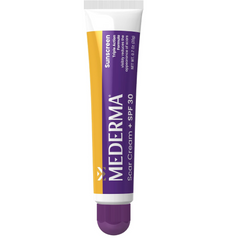 Mederma Scar Cream Plus SPF 30, Sunscreen, Protects from Sun Damage, Reduces the Appearance of Scars, 0.7 Ounce, 20 grams (Packaging May Vary)