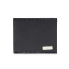 Inahom Inahom Bi-Fold Organised Wallet Flat Nappa Genuine and Smooth Leather Upper IM2021XDA0004-400-Navy Blue