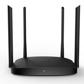 Hikvision 5G 1200Mbps Dual Band High Speed Mu Mimon Wireless Wi Fi With 4 Antennas For Home, Black, Ds-3Wr12C