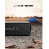 Anker Soundcore 2 Portable Bluetooth Speaker with 12W Stereo Sound, Bluetooth 5, BassUp, IPX7 Waterproof, 24-Hour Playtime, Wireless Stereo Pairing, Speaker for Home, Outdoors, Travel
