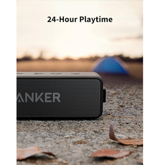Anker Soundcore 2 Portable Bluetooth Speaker with 12W Stereo Sound, Bluetooth 5, BassUp, IPX7 Waterproof, 24-Hour Playtime, Wireless Stereo Pairing, Speaker for Home, Outdoors, Travel