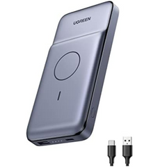 UGREEN Power Bank, 10000mAh PD20W High-speed Magnetic Slim Portable Charger with USB C Cable Compatible with iPhone 13 Pro Max/12/11 Galaxy S22/S21/S20/S10, Mate 40 P40, Pixel 6 Pro
