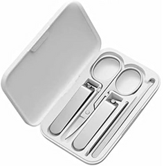 Xiaomi Mi Nail Clipper Set 5in1 5pcs, Keep You Nails Clean and Neat! Stainless Steel Clippers, Convenient, Handy, Neat, Can Cut Tough Thick Nails, Manicure/Pedicure Set, Grooming Quality