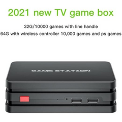 Labymos Laptop gaming console MD 10000 FD retro video game player with 3D joystick dual player TV game box HD AV Output Wifi 4K Retro Game Player Classic