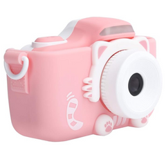 01 Kids Camera, Face Recognition Anti-Drop One-Button Operation High Definition Children's Gift Automatic White Balance for Travel