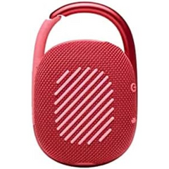 JBL Clip 4 Portable Bluetooth Speaker, JBL Pro Sound, Punchy Bass, Ultra-Portable Design, Integrated Carabiner, Clip Everywhere, IP67 Waterproof + Dustproof, 18H Battery - Red, JBLCLIP4RED