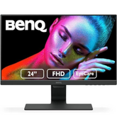 BenQ GW2480 24 Inch FHD 1080p Eye-Care LED Monitor, 1920x1080 Display, IPS Panel, 1Wx2 Speakers, Brightness Intelligence, Low Blue Light, Flicker-free, Ultra Slim Bezel, Cable Management System, HDMI