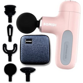 Bomidi M1 Portable Mini Massage Gun With High Torque Motor & 4 Unique Attachments | 2500mAh Long Battery Life | Type-C Charger - Pink