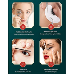 Bomidi EC1 Electric Eyelash Curler With 2 Speed Temperature Control Rechargeable Type-C Long Battery Life - White