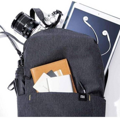 Xiaomi Mi Casual Daypack Unisex Waterproof Minimalist Durable Leisure Backpack Urban Bag 14" Laptop School College Business Work Inside for Travel Camping Cycling Hiking Outdoor, Black