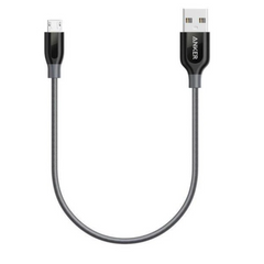 ANKER POWERLINE+ MICRO USB 1FT UN GRAY