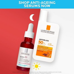 La Roche-Posay Pure Retinol Face Serum with Vitamin B3. Anti Aging Face Serum for Lines, Wrinkles & Premature Sun Damage to Resurface & Hydrate. Suitable for Sensitive Skin, 1.0 Fl. Oz