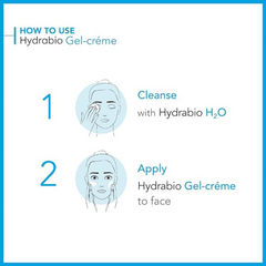 Hydrabio Face Gel-Cream moisturizes and contributes to smooth skin texture. The ingredients in the Aquagenium patented complex helps the skin to improve it's natural moisturizing capabilities for long lasting results.