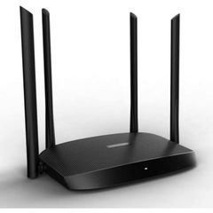 Hikvision 5G 1200Mbps Dual Band High Speed Mu Mimon Wireless Wi Fi With 4 Antennas For Home, Black, Ds-3Wr12C