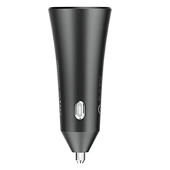 Xiaomi Mi 37W Dual Port USB Fast Car Charger Single Port With Flash Fast Charge 27W Minimum - Black
