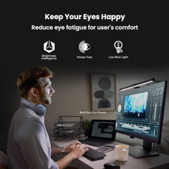 BenQ GW2480 24 Inch FHD 1080p Eye-Care LED Monitor, 1920x1080 Display, IPS Panel, 1Wx2 Speakers, Brightness Intelligence, Low Blue Light, Flicker-free, Ultra Slim Bezel, Cable Management System, HDMI