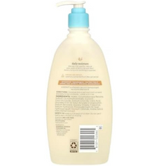 Aveeno Baby Daily Moisture Moisturizing Lotion for Delicate Skin with Natural Colloidal Oatmeal & Dimethicone, Hypoallergenic, Fragrance-, Phthalate- & Paraben-Free, 18 fl. oz (Package may vary)