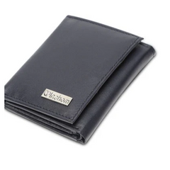 Inahom Inahom Tri-Fold Organised Wallet Flat Nappa Genuine and Smooth Leather Upper IM2021XDA0006-400-Navy Blue