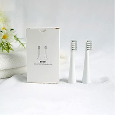 Bomidi T501 Electric Toothbrush Replacement Heads 1Pack(2pcs Brush Heads) - White
