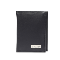 Inahom Inahom Tri-Fold Organised Wallet Flat Nappa Genuine and Smooth Leather Upper IM2021XDA0006-400-Navy Blue