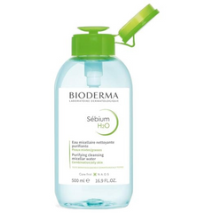 Bioderma - Sébium H2O - Micellar Water - Facial Cleanser and Makeup Remover - Face Cleanser for Combination to Oily Skin