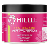 Mielle Organics Babassu & Mint Deep Conditioner with Protein, Moisturizing & Conditioning Deep Treatment, Hydrating Repair for Dry, Damaged, & Frizzy Hair, 8-Ounces