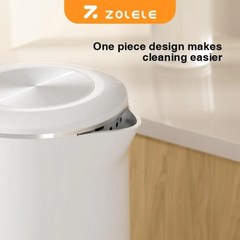 Zolele Electric Kettle HK151 1.7Liter Capacity Stylish Electric Kettle with Keep Warm Function, Boil-Dry Protection, Removable Filter, and 360-Degree Swivel Base for Quick and Easy Hot Water - White
