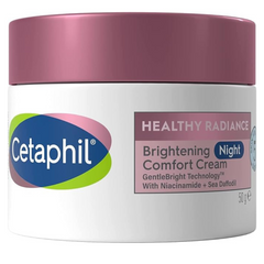 Cetaphil Night Cream, 50g, Healthy Radiance Face Brightening Moisturiser For Hyperpigmentation, With Niacinamide