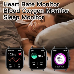 Smart Watch(Call Receive/Dial), Fitness Watch 28 Sport Modes, 1.7'' Smart Watches for Women Men with AI Voice Control Call/Text/Heart Rate/Sleep Monitor, Phone Smartwatch for Android iOS Phones