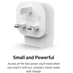 Belkin 30W USB C wall charger with PPS, Power Delivery, USB-IF certified PD 3.0, fast charger plug for iPhone 15, Plus, Pro, Pro Max, Samsung Galaxy S23, iPad, AirPods, MacBook, Google Pixel and More