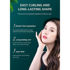 Bomidi EC1 Electric Eyelash Curler With 2 Speed Temperature Control Rechargeable Type-C Long Battery Life - White