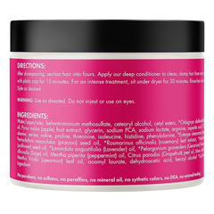 Mielle Organics Babassu & Mint Deep Conditioner with Protein, Moisturizing & Conditioning Deep Treatment, Hydrating Repair for Dry, Damaged, & Frizzy Hair, 8-Ounces