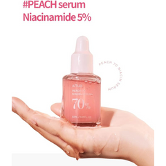 Anua Peach 70 Niacinamide Serum 30ml / brightening hydrating face serum/daily clean beauty (1.01 fl. oz.)