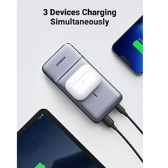 UGREEN Power Bank, 10000mAh PD20W High-speed Magnetic Slim Portable Charger with USB C Cable Compatible with iPhone 13 Pro Max/12/11 Galaxy S22/S21/S20/S10, Mate 40 P40, Pixel 6 Pro