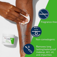 CeraVe Cleansing Balm for Sensitive Skin | Hydrating Makeup Remover with Ceramides and Plant-based Jojoba Oil for Face | Non-Comedogenic Fragrance Free Non-Greasy |1.3 Ounces