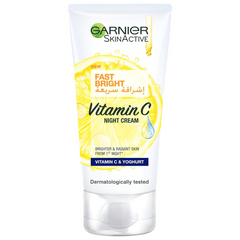 Garnier Skinactive Fast Fairness Night Cream With Vitamin C Lemon And Yoghurt 50Ml